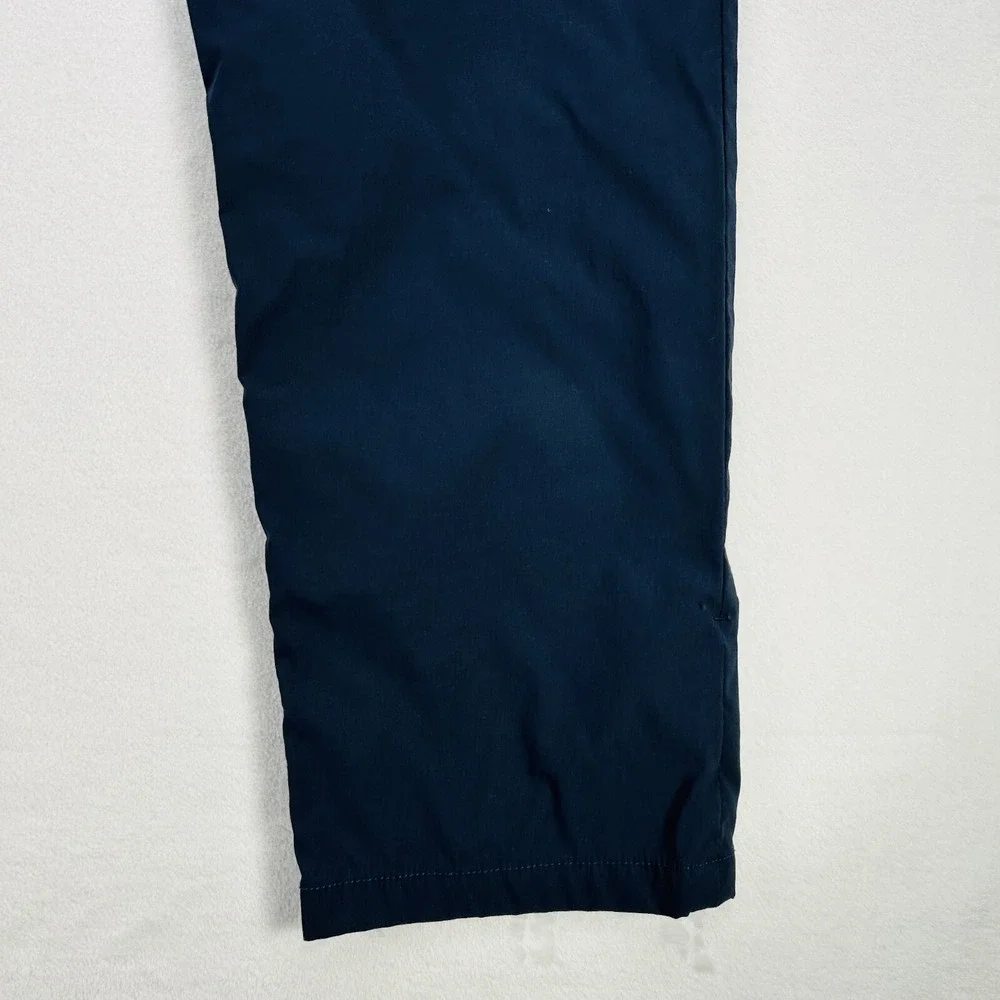 North Face Hiking Pants Mens 38 Blue Outdoor Hiking Camp Logo Lightweight Adult